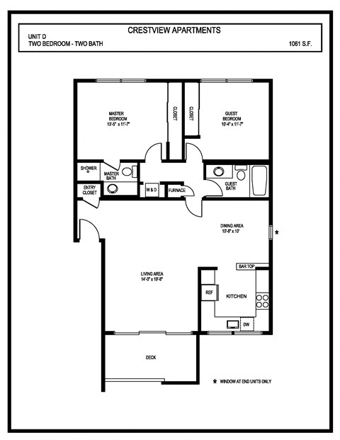 the floor plan of greenview apartments